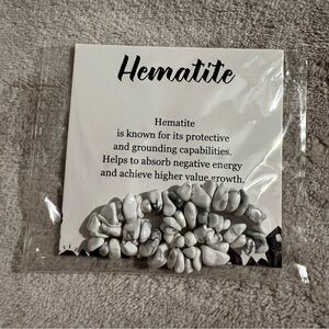 Hematite Crystal Chip Bracelet Healing bracelet